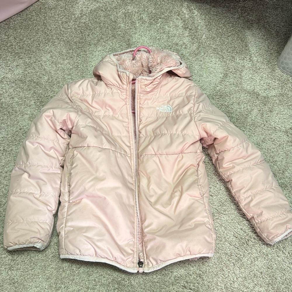 The North Face reversible girl coat size 3T